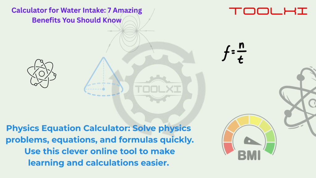 PHYSICS EQUATION CALCULATOR