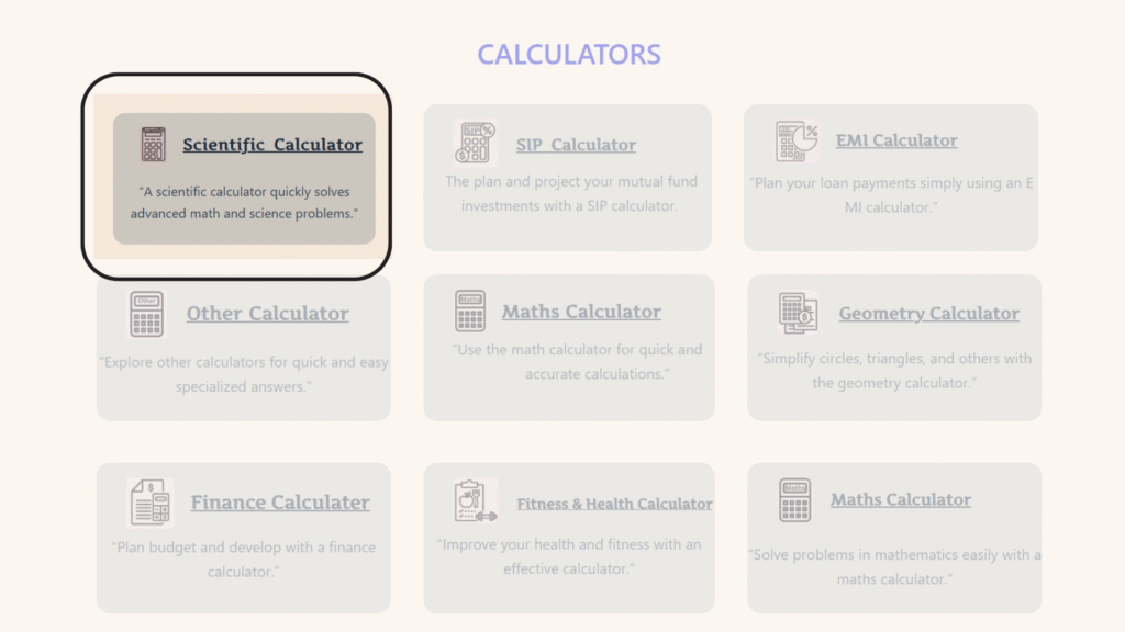 scientific calculator