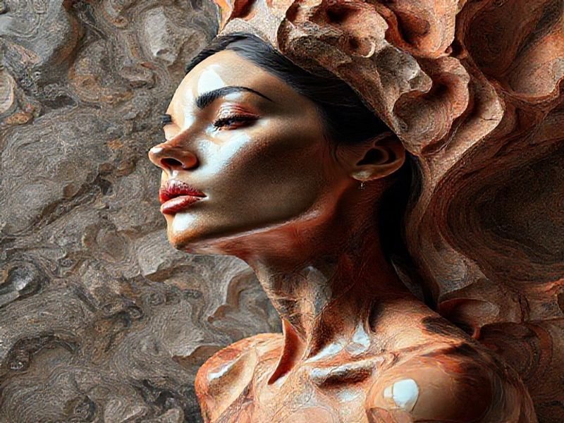 “Screenshot showing Perchance AI image generator interface creating custom digital art using text prompts.”