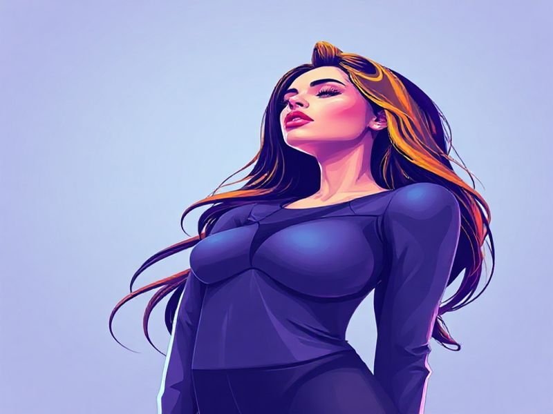 “Screenshot showing Perchance AI image generator interface creating custom digital art using text prompts.”